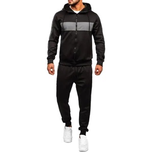 High Quality Tracksuit <b>Set</b> Hoodie <b>Joggers</b> Cotton Fleece Casual Sportswear Custom Design OEM Manufacturer Sweatsuits Tracksuits - Product Image 1