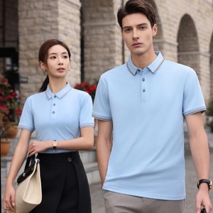 Polo de cuello blanco de alta calidad al por mayor, Polo blanco bordado unisex, camiseta para hombre con logotipo personalizado, camiseta - Product Image 4