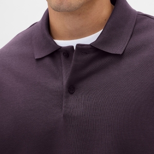 Polo pour homme en coton premium, col classique, style décontracté chic, confortable et élégant pour tous les jours. - Product Image 3