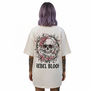 T-shirt streetwear homme de qualité supérieure 2026, 100 % coton, style vintage avec motif graphique personnalisé Glo Gang - Product Image 4