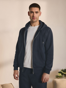 เสื้อฮู้ดทรงหลวมสำหรับผู้ชายสีดำ, เสื้อสวมหัวดีไซน์คลาสสิกออกแบบโลโก้ได้ตามต้องการ - Product Image 2