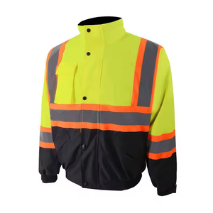 Chaqueta de Poliéster Impermeable de Grado Profesional Clase 2, de Alta Resistencia, con Bolsillos Funcionales Personalizados, Uniforme de Seguridad, Precio al por Mayor - Product Image 1