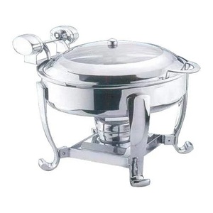 Recipiente para Calentar Comida de Acero Inoxidable con Acabado Dorado y Diseño Cuadrado Martillado, de Calidad Superior, para Hoteles y Restaurantes - Product Image 5