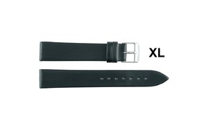 Unisex 702 XL Black Luxury <b>Leather</b> Smartwatch Band Stainless Steel Buckle Soft Adjustable Watch Strap Watch Bands Watch Part - Product Image 4