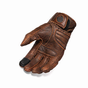 Adult Men's Motorbike <b>Gloves</b> Anti Wrinkle <b>Sports</b> Outdoor Genuine Leather Brown Color Racing Road Motorbike <b>Gloves</b> - Product Image 3