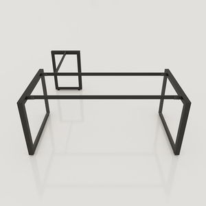 Industrial Executive Desk Legs 1600x800mm Triangular Steel Frame Interlocking Assembly Iron <b>Table</b> Frame Home <b>Office</b> Apartment - Product Image 2