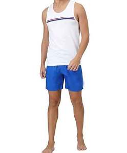 ฤดูร้อนขายส่งโลโก้ที่กําหนดเองพิมพ์ฟิตเนส GYM sporty man เสื้อยืดแขนกุดท็อปส์ผ้าฝ้าย 100% O-คอเสื้อกล้ามลายสําหรับชาย - Product Image 3