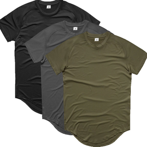 T-shirt en coton et polyester pour homme, col rond, personnalisable, de haute qualité, décontracté, tricoté, vierge, écologique, séchage rapide, impression numérique - Product Image 4