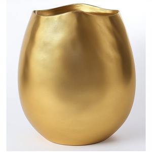 Maceta decorativa de oro de latón antiguo rústico clásico perfectamente diseñada para una elegante decoración de jardín de temporada e interior - Product Image 5