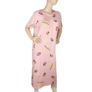Chase Value Women's Night <b>Top</b>-Free Size Jersey Fabric Pink - Product Image 1