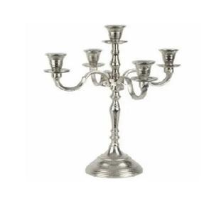 New <b>Tall</b> Wedding <b>Table</b> Top Aluminium Candle Holder 5 Arms Candelabrums Christmas Church Candelabra Custom Metal Handicrafts - Product Image 5