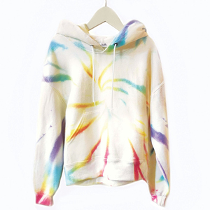 Solid Vanilla <b>Rainbow</b> Winter Sweatshirt <b>Hoodie</b> for Men 100% Cotton No Drawstrings - Product Image 1