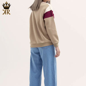 Sudadera de Algodón de Manga Larga Coreana con Logotipo Personalizado de Alta Calidad, Transpirable, para Mujer, 100% Algodón, Sudaderas con y sin Capucha de Pakistán - Product Image 3