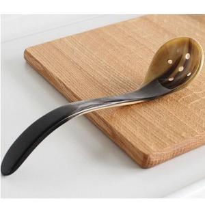 SERVEUR À SALADE CORNE meilleure qualité entreprises de fabrication indienne main corne de buffle cuillère à salade vaisselle vaisselle serveurs - Product Image 1