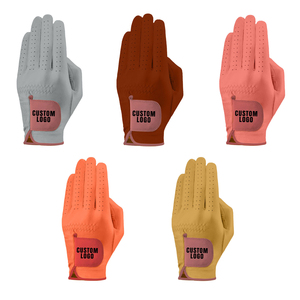 Gants de golf pour adultes en cuir de mouton doux et respirant de qualité supérieure avec logo personnalisé Gants de golf d'entraînement en gros - Product Image 2