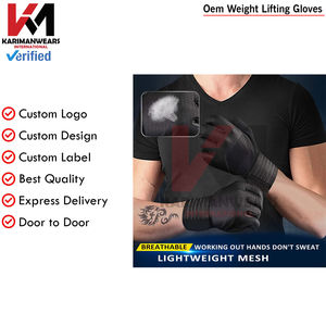 Guantes de Levantamiento de Pesas para Mujer y Hombre, Guantes de Gimnasio Acolchados Gruesos con Protección Completa de la Palma, Agarre Mejorado y Absorción de Impactos para Fitness - Product Image 5