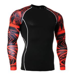 Mens High Stretch <b>Mock</b> <b>Neck</b> Compression <b>Top</b> Long Sleeve UV Safety Quick Dry Custom Logo running clothes jogging wear - Product Image 4