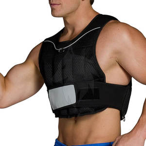 Gilet de course sans manches à col en V personnalisé couleur unie Streetwear tissu en polyester à coque en nylon utilisation extérieure décoration avec logo imprimé - Product Image 5