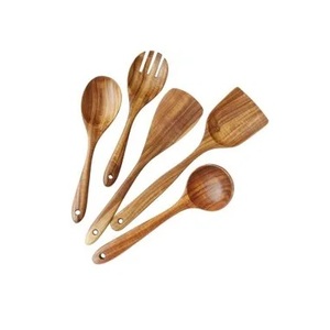 Cuillère et fourchette à dîner en bois de luxe pour ustensiles de cuisine à faible coût couverts en bois de taille personnalisée ensembles de couverts pour la vente en gros - Product Image 5