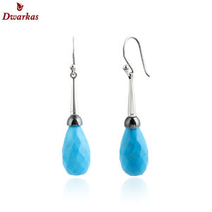 925 boucles d'oreilles pendantes en argent Sterling haute qualité classique Rose Quartz pierre précieuse pour cadeau de fête de mariage pour les femmes - Product Image 5