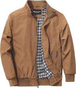 Chaquetas Acolchadas de Moda para Hombre, Talla Grande, Diseño de Logotipo Personalizado, Color Sólido, Cuello Alto, Estilo Urbano, Colores Personalizados - Product Image 1