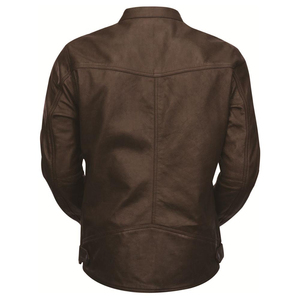 Chaqueta de cuero negro para hombre, chaquetas de cuero ligeras de piel de cordero transpirables de secado rápido para hombre, venta al por mayor con personalizado - Product Image 4