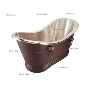 Bañera de Cobre de Diseño Ventajoso, Bañera de la Mejor Calidad con Tamaño y Forma Personalizados para Uso en Baños de Hoteles y Hogares - Product Image 2