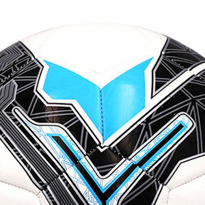 Ballon de football en cuir PU personnalisé avec logo, service OEM, idées nouvelles, ballon de football pakistanais en cuir PU personnalisé - Product Image 5