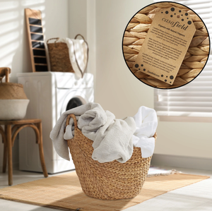 Natural Rattan Woven Eco-Friendly <b>Storage</b> <b>Basket</b> with Handles <b>Rectangle</b> Shape Rustic Multi-Purpose Living Room Organizer - Product Image 3