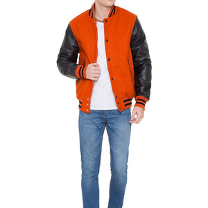 Winter Outdoor College Sports Men's <b>Jackets</b> OEM Wholesale Elastic Cuff Clothing Custom <b>Patches</b> Varsity <b>Jackets</b> for Men - Product Image 4