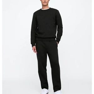 Jogging en molleton lourd imprimé streetwear pour hommes - Coupe ample 100% coton Vêtements de sport Tissu doux Survêtement - Product Image 1