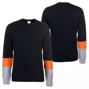 Sudadera de lana de algodón 100% personalizada para hombre, nueva sudadera con capucha de bloque de color de gran tamaño para otoño, bordado básico de alta calidad para invierno - Product Image 2