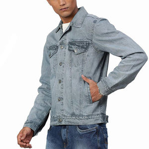 Chaqueta Vaquera Unisex para Hombre y Mujer, Bordada Informal, Holgada, Decoración con Botones, Impresión en Color Personalizada, Lavado, Técnica, Temporada de Otoño - Product Image 3