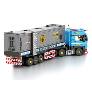 Reobrix 840 Camion Conteneur Lourd Européen Modèle de Blocs de Construction 992 Pièces Semi-Remorque Détachable <span class=keywords><strong>Jouet</strong></span> de Briques à Assembler Soi-même - Product Image 2