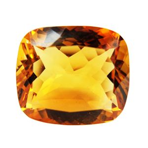 100% ธรรมชาติแท้ขนาดเบาะซิทรีนพลอยเจียระไนแบบหลวมขนาดสั่งทำอัญมณีอินเดีย - Product Image 1