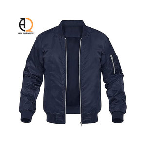 Chaqueta de bombardero para hombre, estilo suelto de primavera, chaquetas informales de algodón de talla grande de alta calidad para hombre - Product Image 2