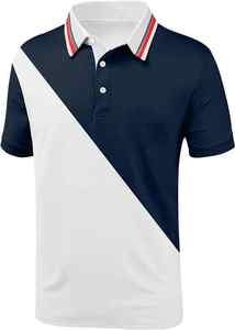 Camisa de algodón de ganchillo sólido de manga corta con logotipo personalizado para hombre con diseño de bolsillo y estilo informal - Product Image 5