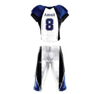 Maillot de football américain personnalisé respirant imprimé grande taille – Nom d'équipe personnalisé sur le devant – Tenue de football d'extérieur haute performance - Product Image 1