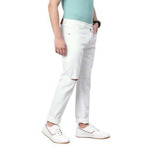 Dernier modèle de pantalon en jean pour homme 2025 Vêtements personnalisés pour homme avec logo personnalisé Pantalon en jean pour homme Service OEM confortable de haute qualité - Product Image 2