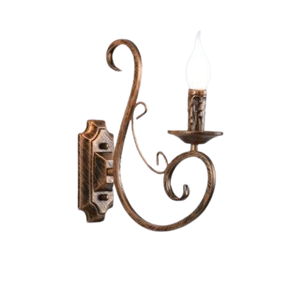 Style nordique chandelier métal 3D visuel métal applique mur bougeoir pour petits ornements chauffe-plat décor à la maison chandelier - Product Image 2