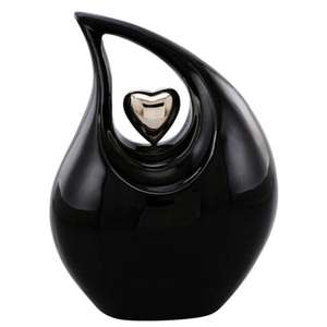 Urna de cremación para adultos, urnas de cremación en forma de lágrima grande con corazón pequeño, superventas, urnas para cenizas humanas, lo último - Product Image 4