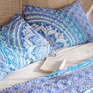 ชุดผ้าปูที่นอนผ้าฝ้ายน้ำหนักเบาและทนทานเหมาะสำหรับการส่งออกและจัดจำหน่ายจำนวนมาก - Product Image 2