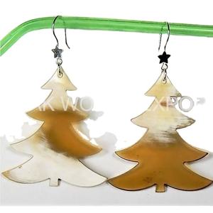 Elegante cuerno de vaca hecho a mano cuerno de búfalo pendientes con perla nuevo diseño ágata joyería personalizable por Falak World Export - Product Image 5