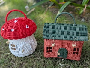 Panier en rotin artisanal en forme de champignon, paniers de rangement faits à la main, rotin naturel, multifonctionnel moderne, fabriqué au Vietnam - Product Image 5