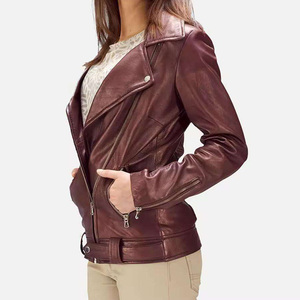 แจ็กเก็ตหนังสไตล์ใหม่สำหรับผู้หญิงแจ็กเก็ตหนังแฟชั่นสำหรับเสื้อผ้าฤดูหนาว - Product Image 3