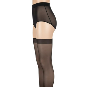 Opaque Knitted Spandex Nylon Pantyhose Soft Stretch <b>High</b> Waist <b>Tights</b> for Women Dance Office Wear Comfortable Slim Fit Hosiery - Product Image 2