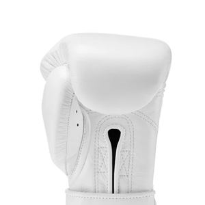 Guantes de boxeo profesionales de cuero de vaca impermeables para entrenamiento de combate en escenas deportivas Muaythai para artes marciales - Product Image 5