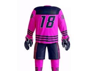 Uniforme de hockey sur glace de qualité supérieure léger et bon marché entièrement personnalisé uniforme de hockey sur glace anti-rides avec la dernière conception - Product Image 6