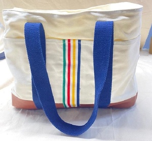 กระเป๋าช็อปปิ้งพรีเมี่ยมกระเป๋าผ้าใบแฟชั่นวินเทจฐานพีวีซีปรับแต่งได้สำหรับสุภาพสตรีสั่งซื้อจำนวนมากจากอินเดียโดยตรง - Product Image 2