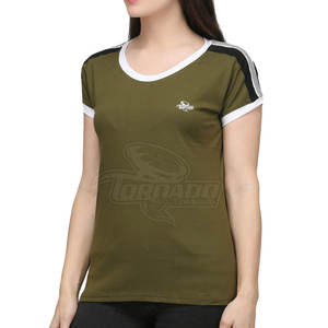 เสื้อยืดคอกลมสีพื้นแบบขายส่ง หลายสี ระบายอากาศได้ดี แห้งเร็ว เป็นมิตรกับสิ่งแวดล้อม ผลิตจากผ้าฝ้าย พร้อมโลโก้สั่งทำ สำหรับผู้หญิง - Product Image 3